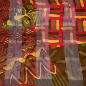 Vintage Italian Polyester Scarf